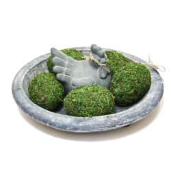 Misa betonowa patera talerz 40cm Grafit